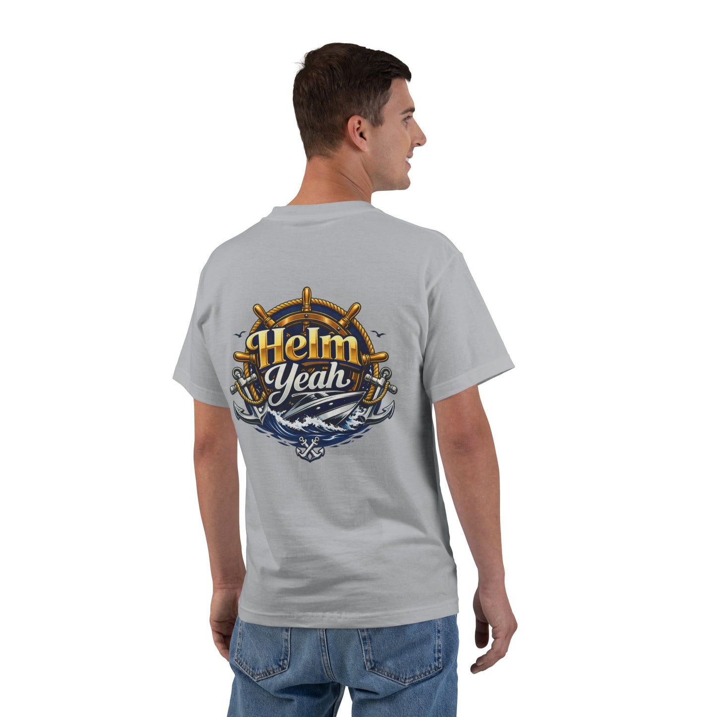 Helm Yeah Men's Short-Sleeve Crewneck Tee
