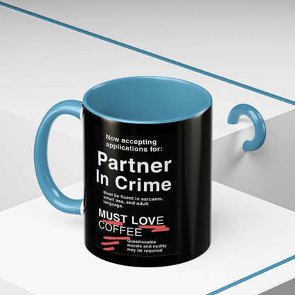 Partner In Crime 2-Tone Coffee Mug