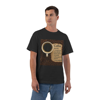 Coffee Definition Men's Short-Sleeve Crewneck Tee
