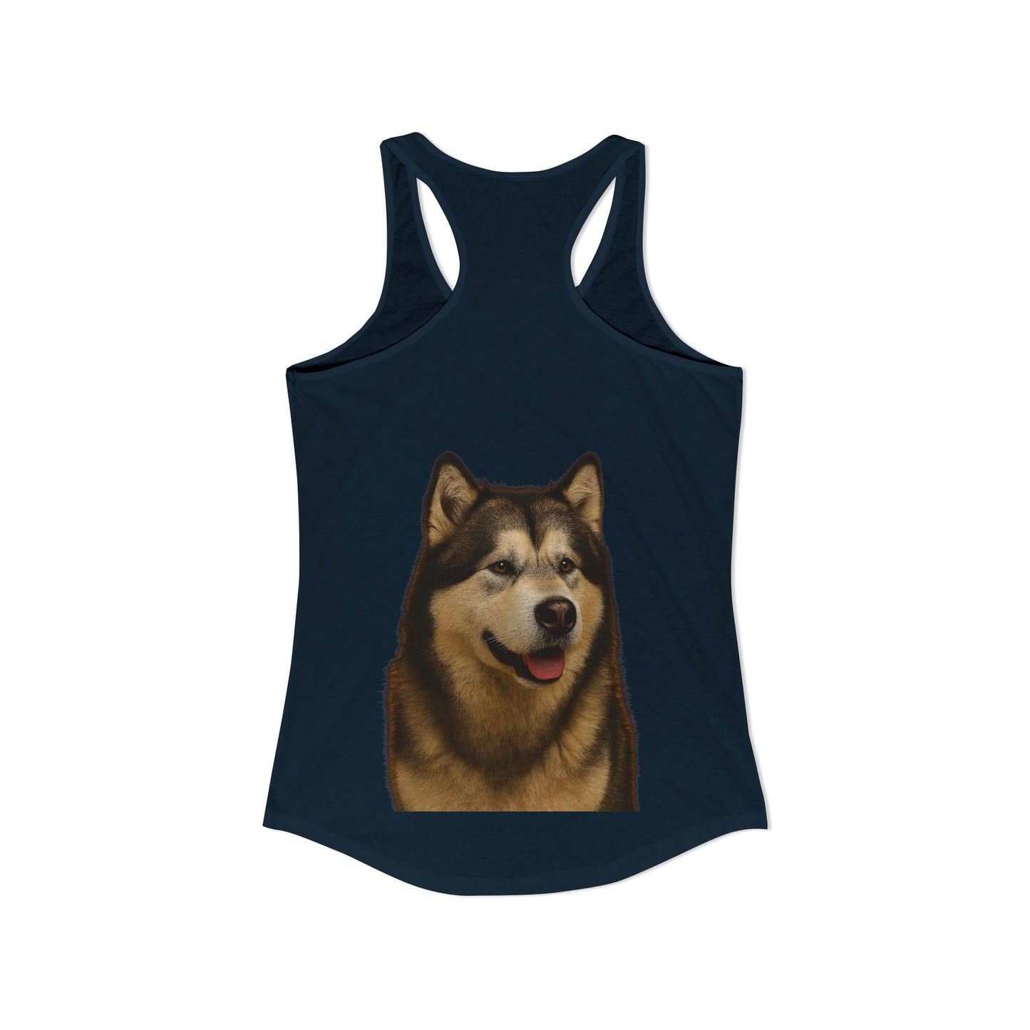 Malamute Head Women's Racerback Tank