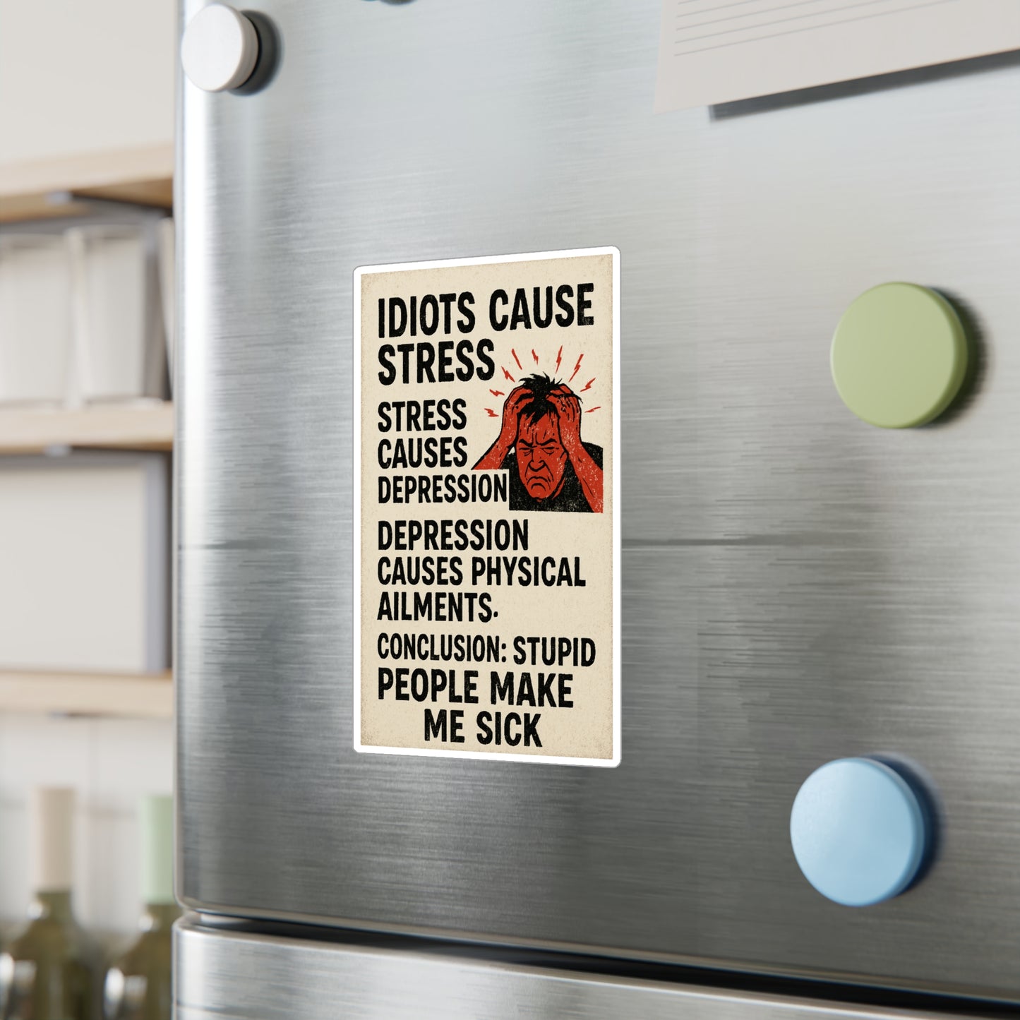 Stupid People Vinyl Decal