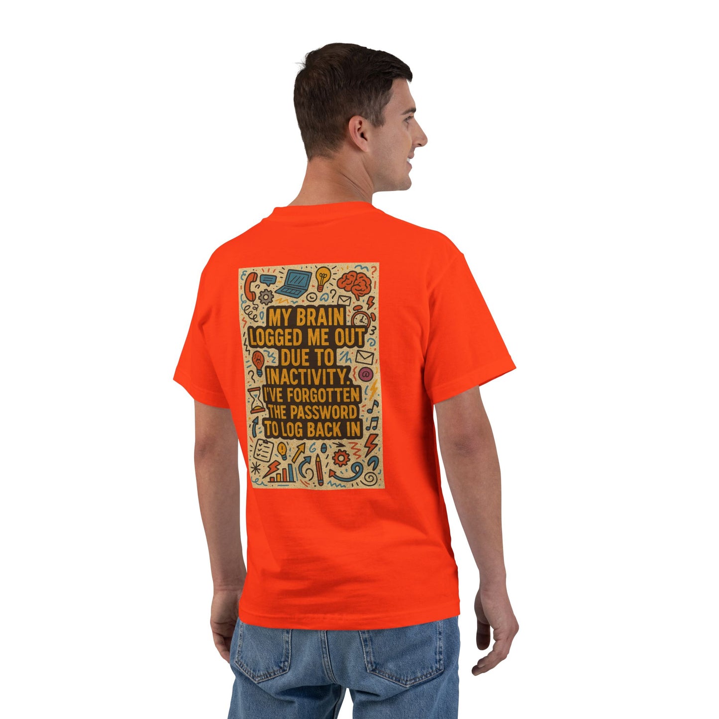 Logged Out Men's Short-Sleeve Crewneck Tee