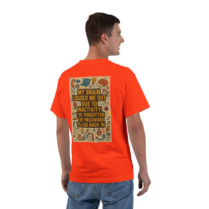 Logged Out Men's Short-Sleeve Crewneck Tee