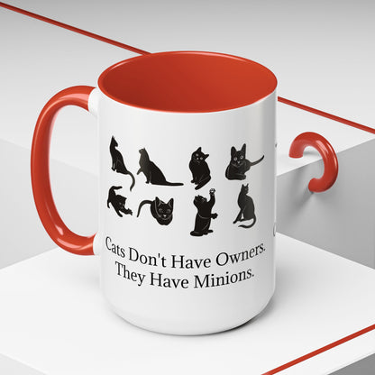 Cat Minions 2-Tone Coffee Mug