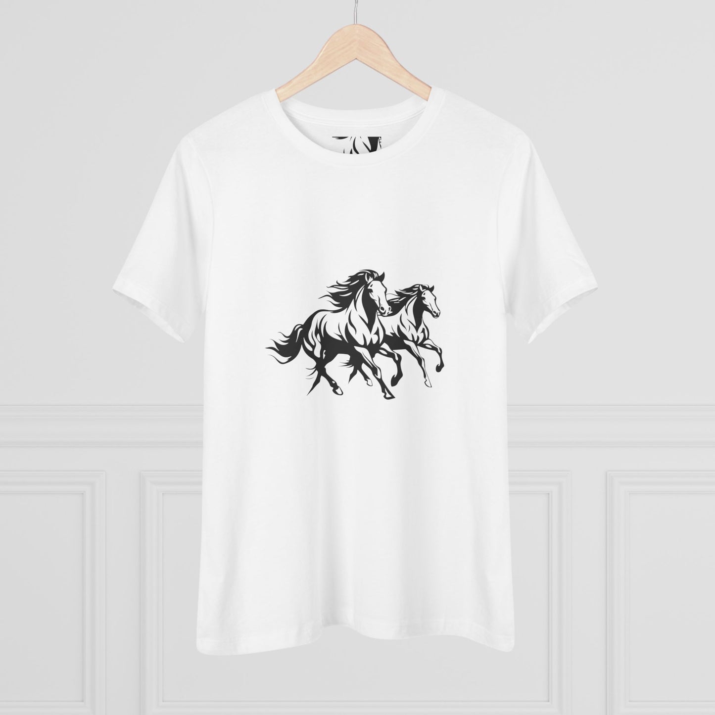 Horsin' Around Women's Short Sleeve Crewneck Tee