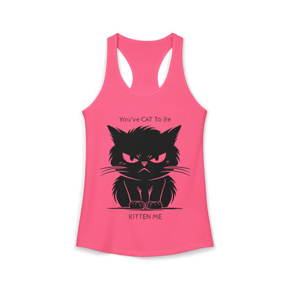 KITTEN Me Women's Racerback Tank