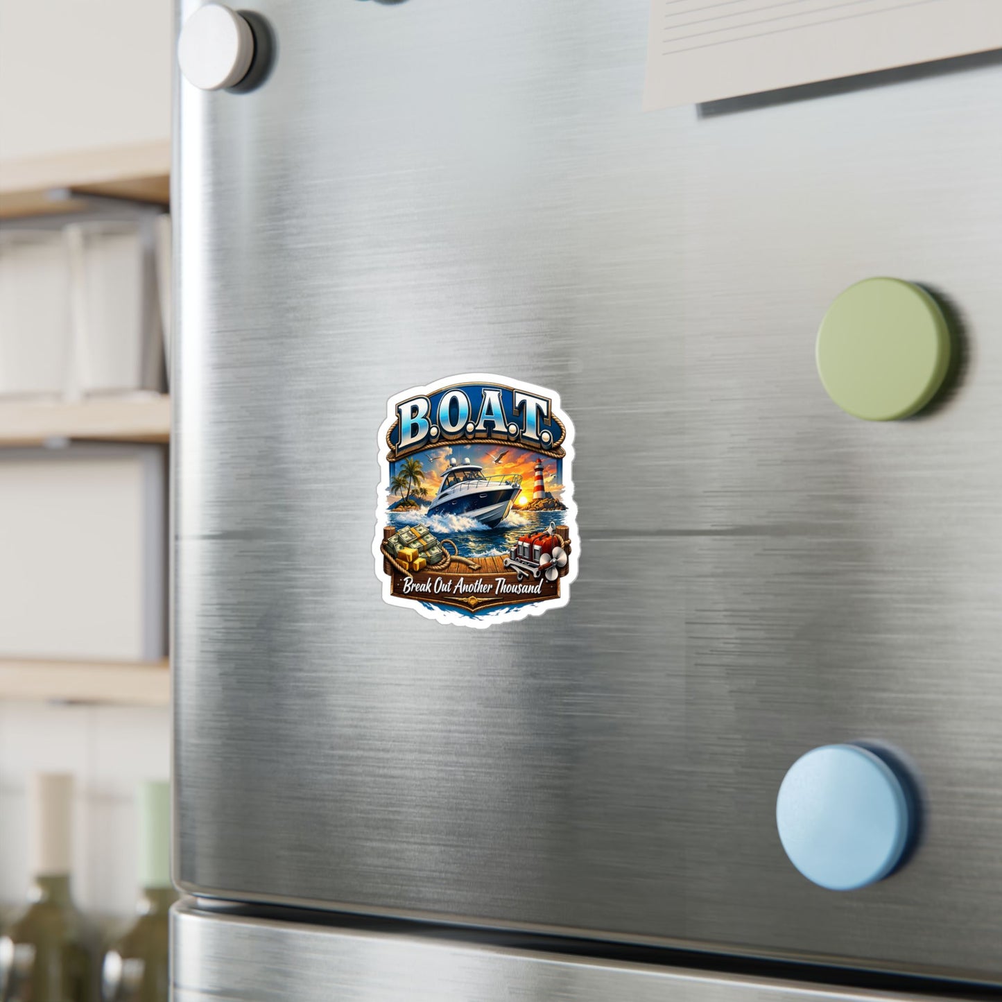 B.O.A.T. Vinyl Decal