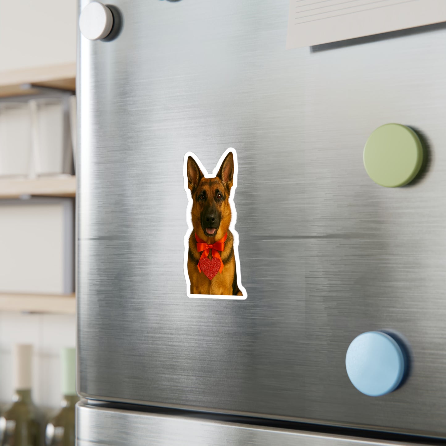 Cupid's Companion German Shepherd Vinyl Decal