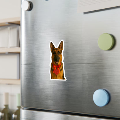 Cupid's Companion German Shepherd Vinyl Decal