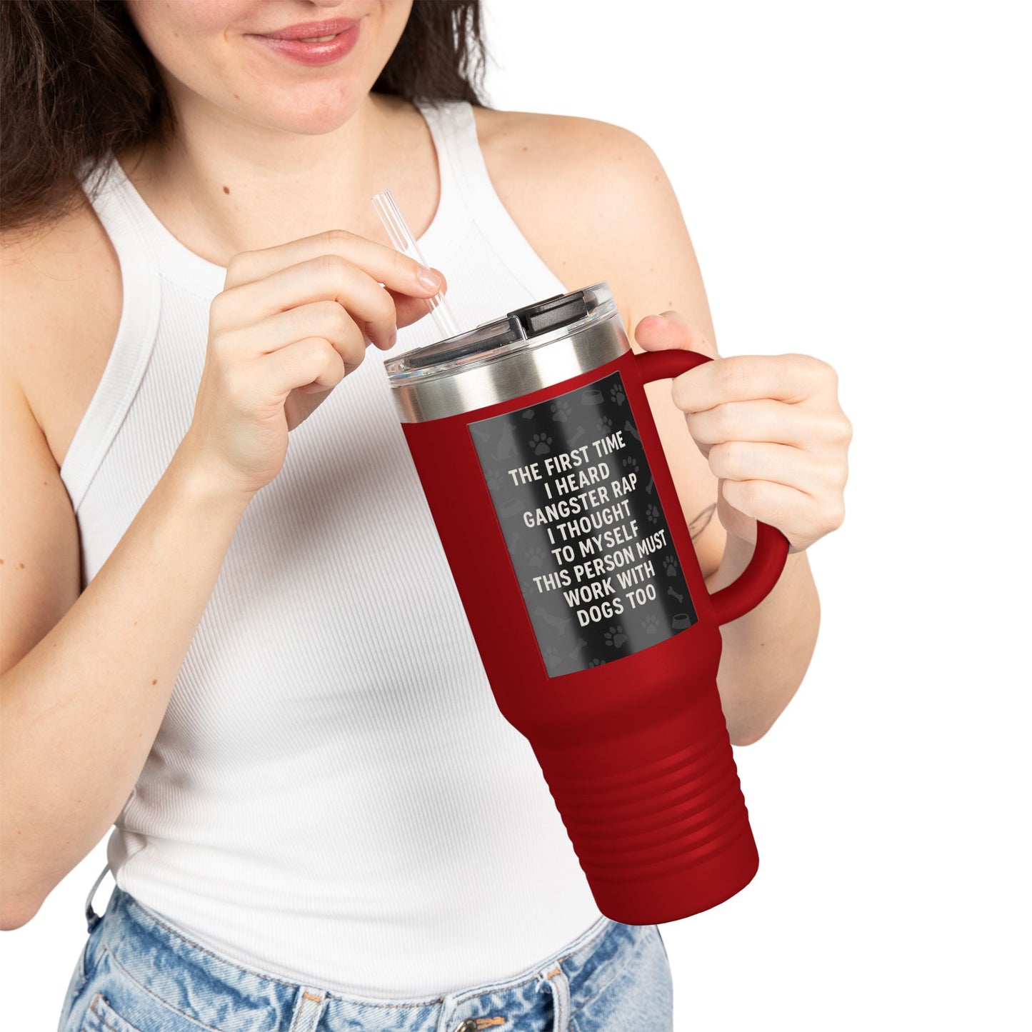 Gangster Rap Insulated Travel Mug