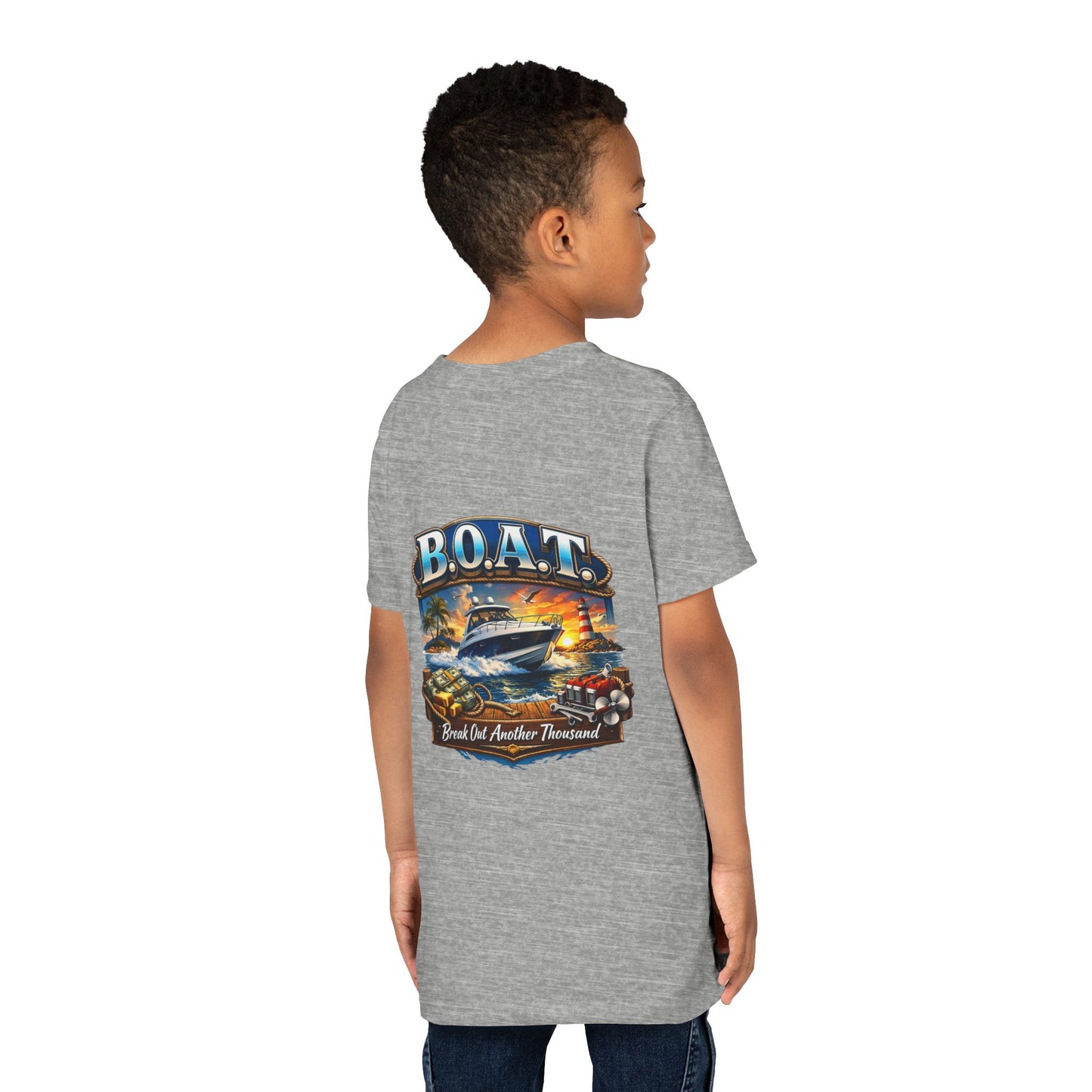 B.O.A.T. Youth Unisex Short Sleeve Crewneck Tee