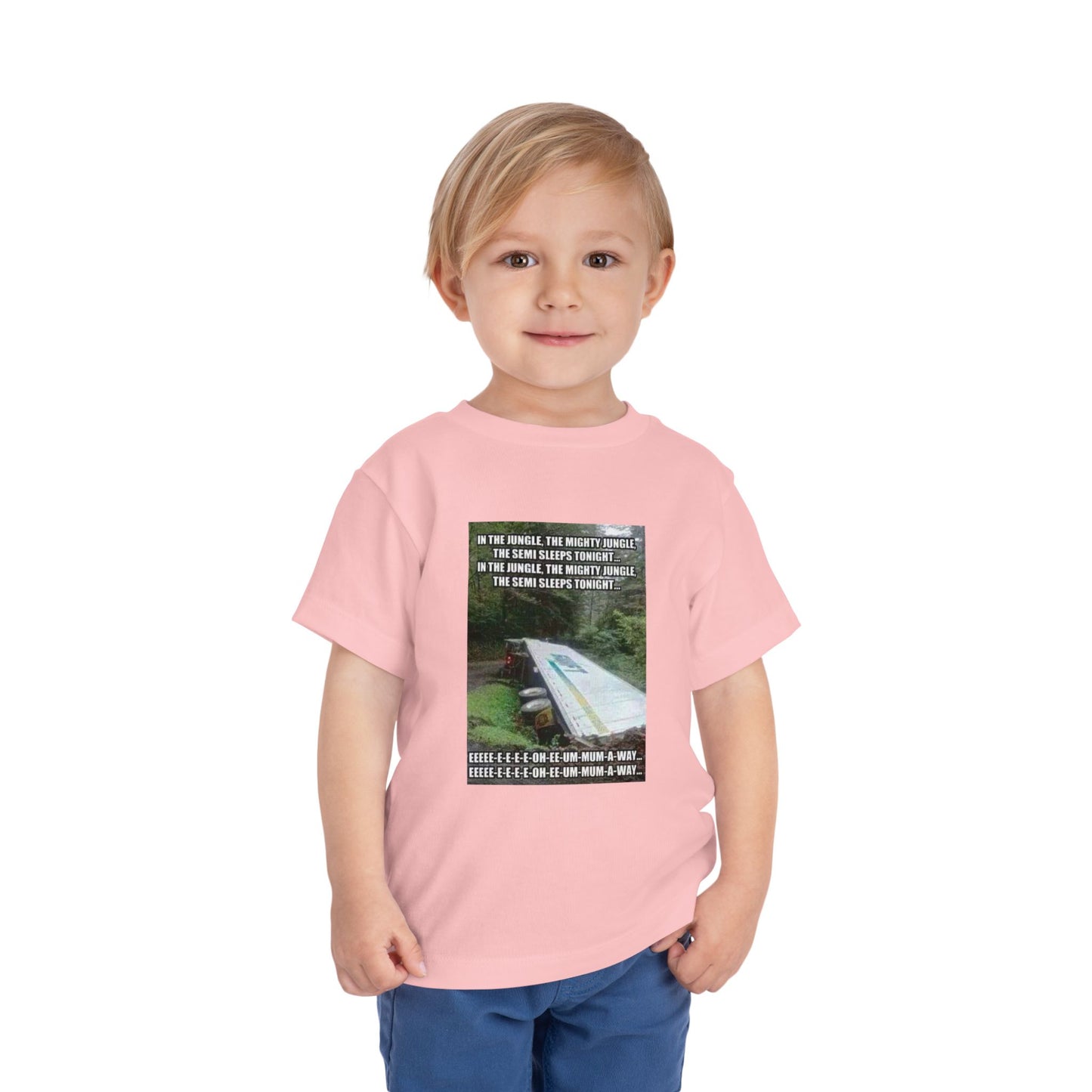 Semi Sleeps Toddler Unisex Short Sleeve Crewneck Tee