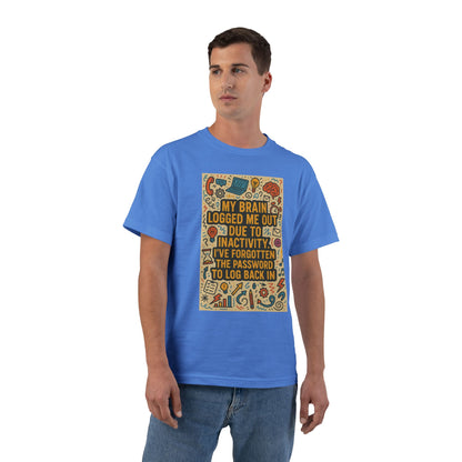 Logged Out Men's Short-Sleeve Crewneck Tee
