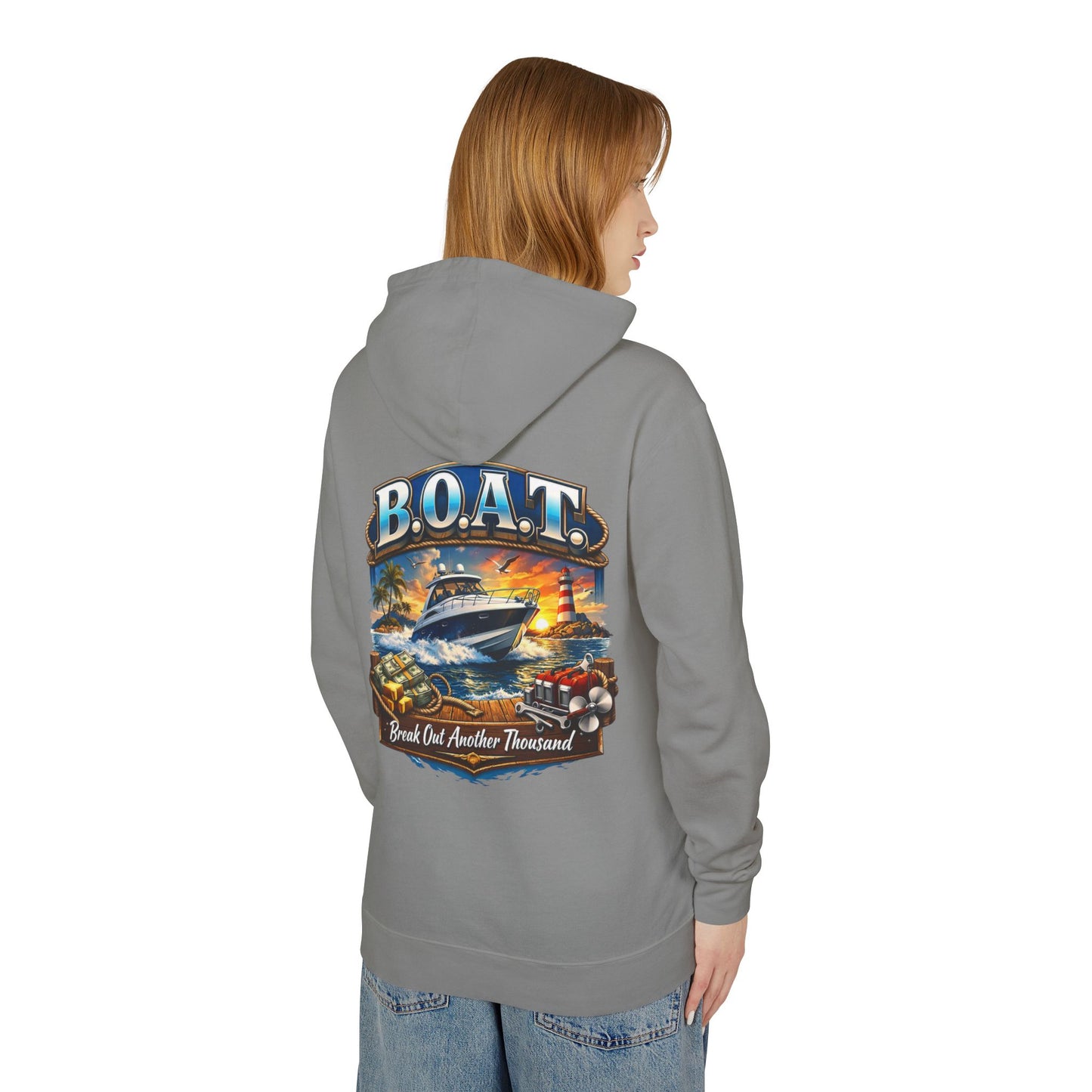 B.O.A.T. Unisex Lightweight Hoodie