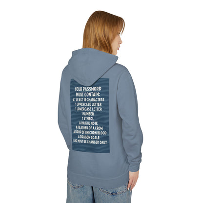 Password Unisex Lightweight Hoodie