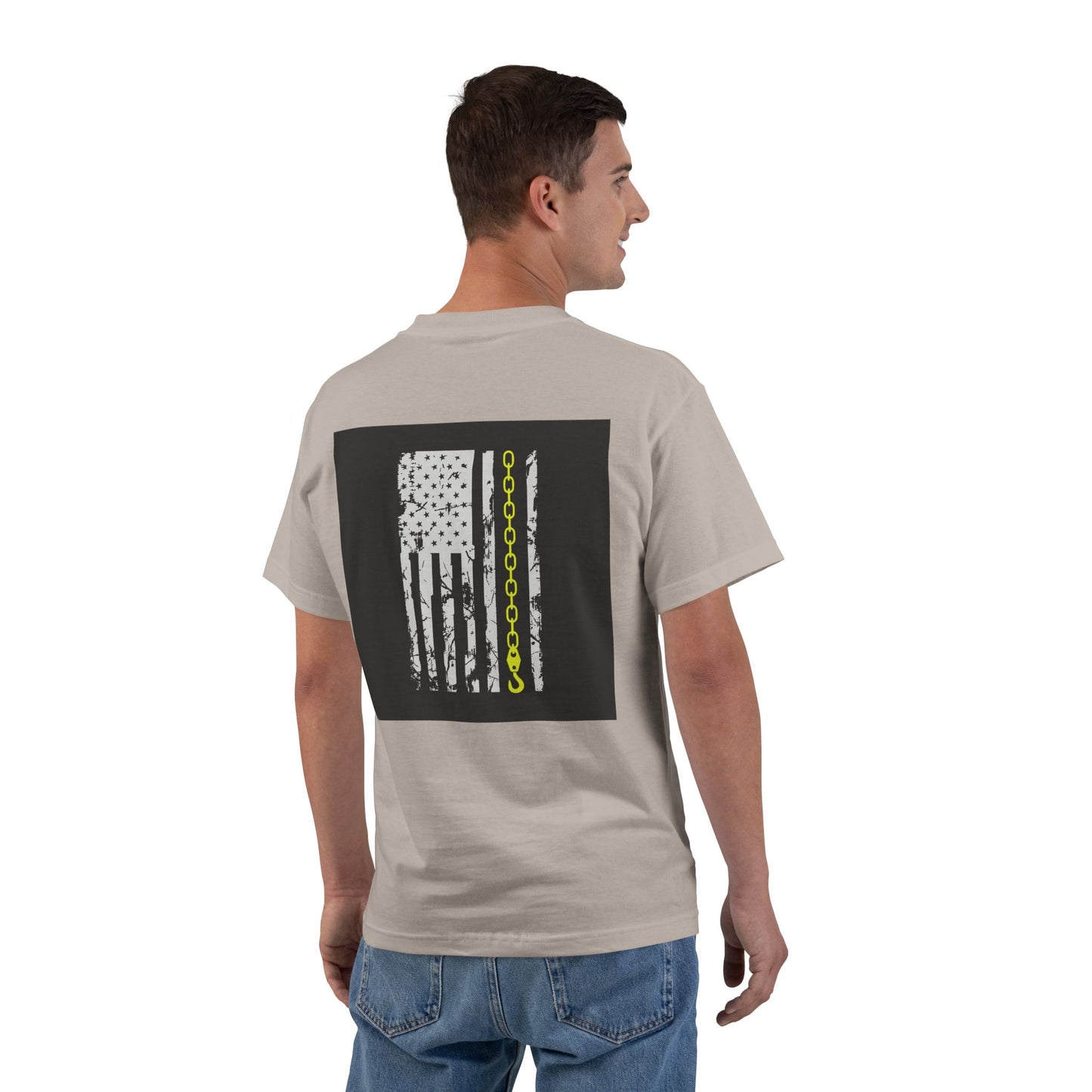 Thin Yellow Line Men's Short-Sleeve Crewneck Tee