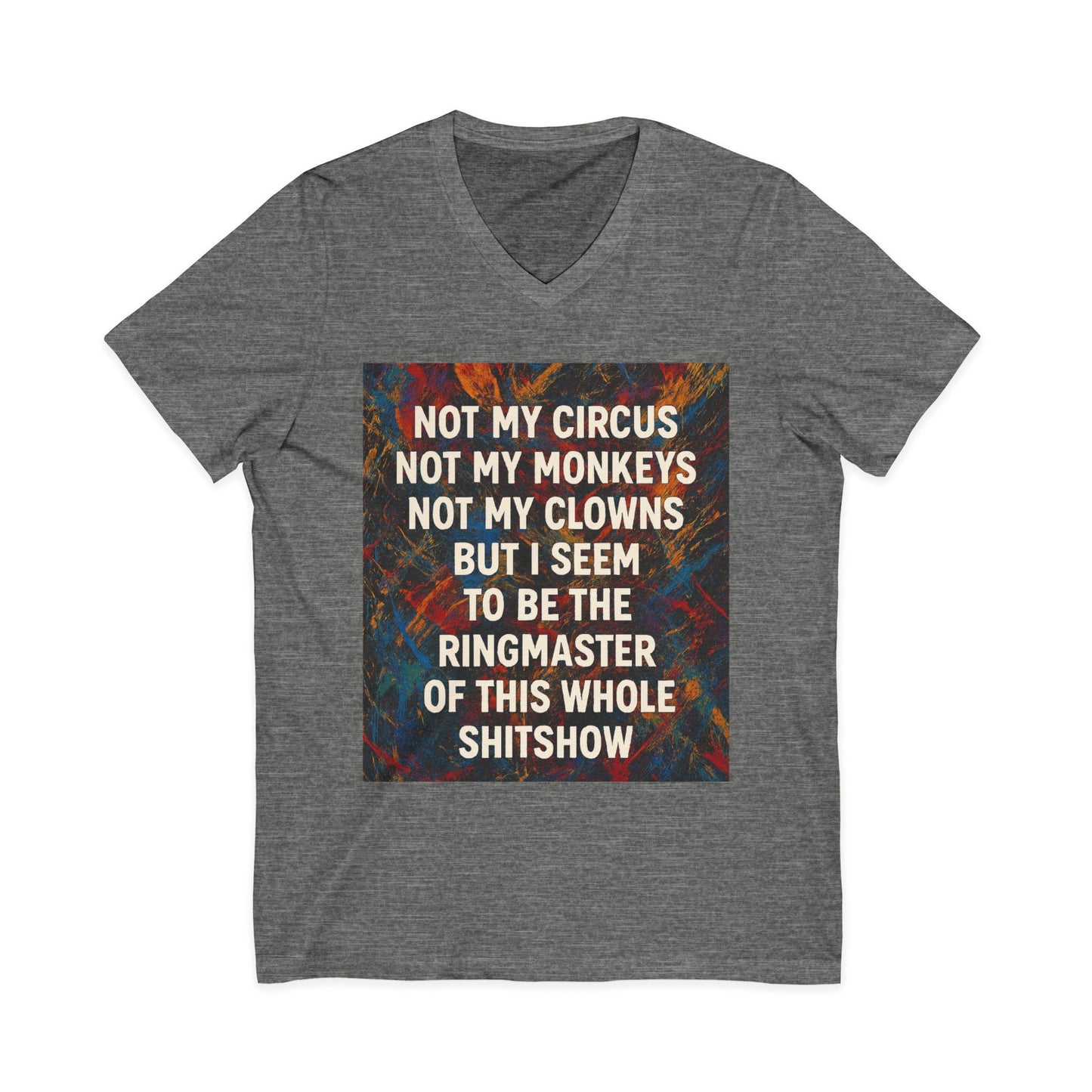 Ringmaster Unisex Short Sleeve V-Neck Tee