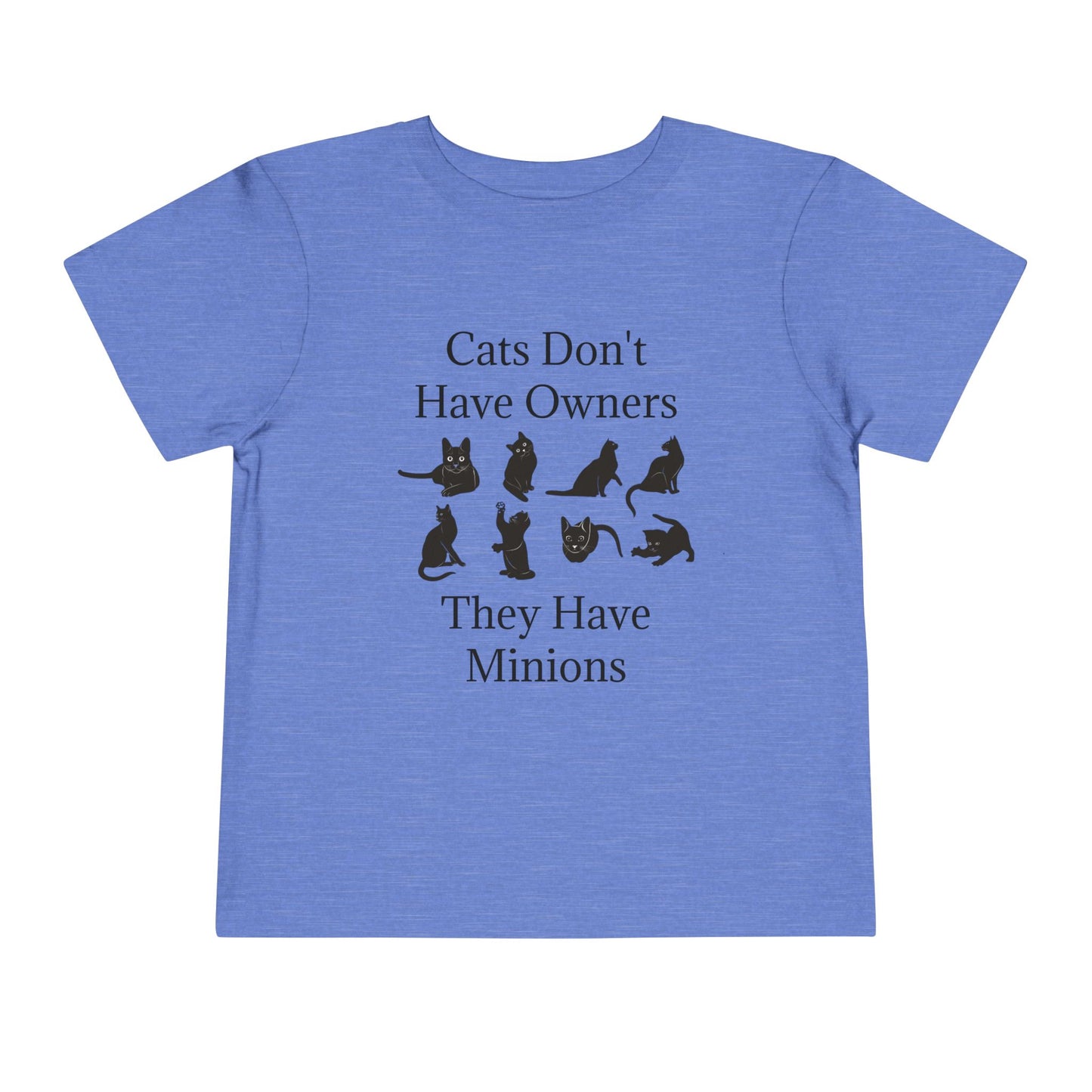 Cat Minions Toddler Unisex Short Sleeve Crewneck Tee