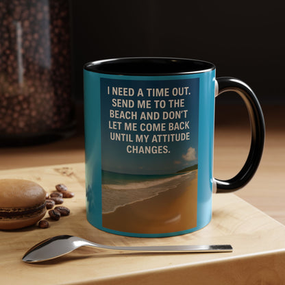 Time Out 2-Tone Coffee Mug