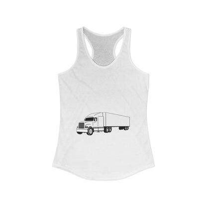 Semi Truck Women's Racerback Tank