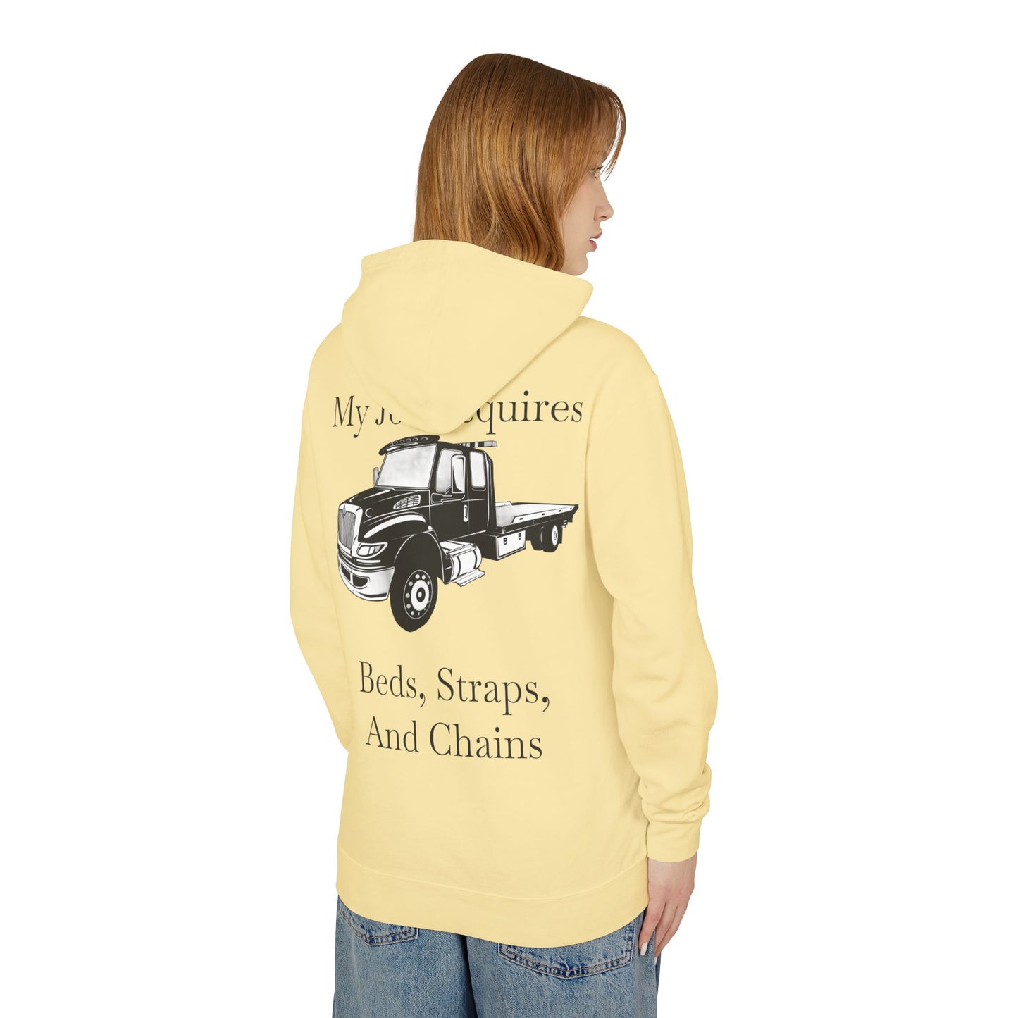 Beds, Straps, And Chains Unisex Lightweight Hoodie