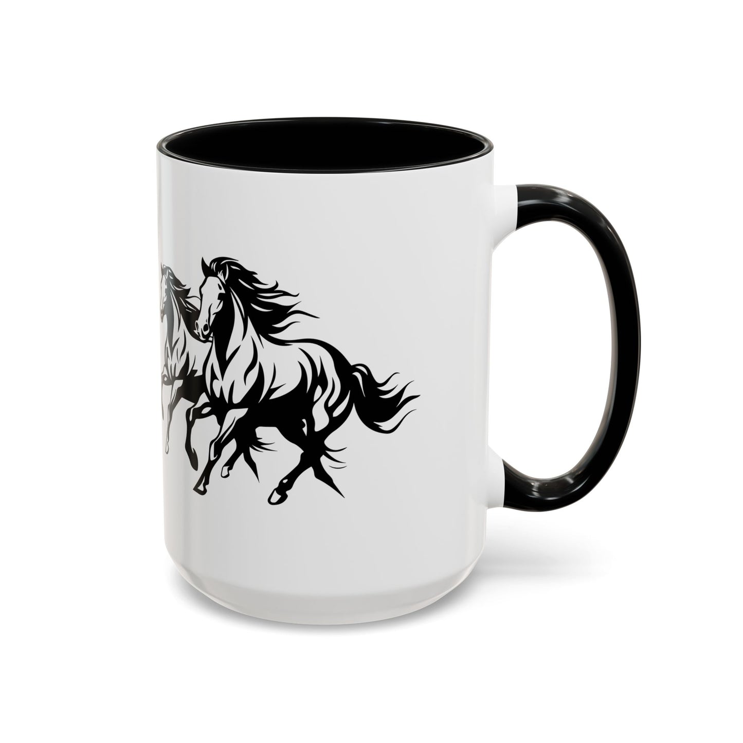 Horsin' Around 2-Tone Coffee Mug