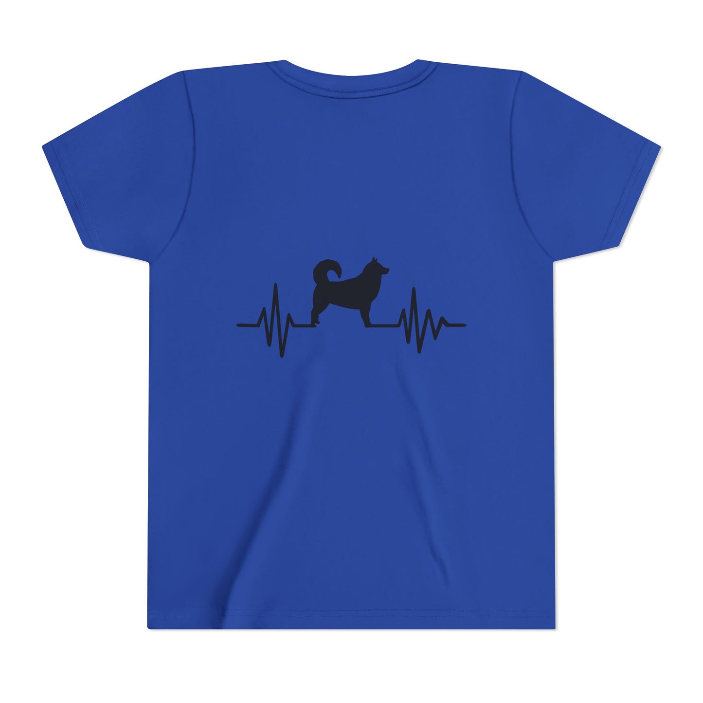 My Heart Beats For Malamutes Youth Unisex Short Sleeve Crewneck Tee