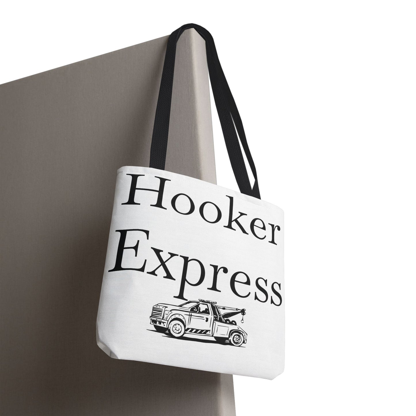 H**ker Express Wheel Lift Tow Truck Tote Bag