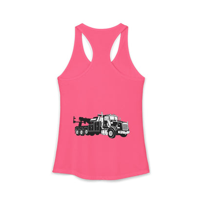Heavy Tow Truck Women's Racerback Tank