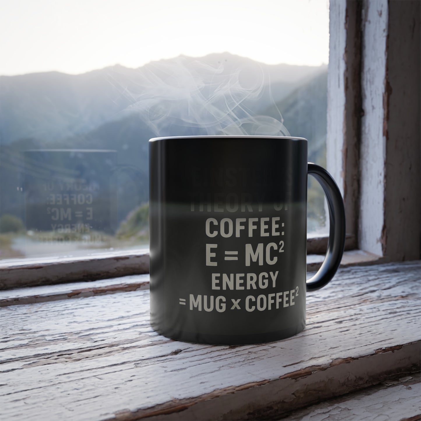 Einstein's Theory Of Coffee Color Changing Mug