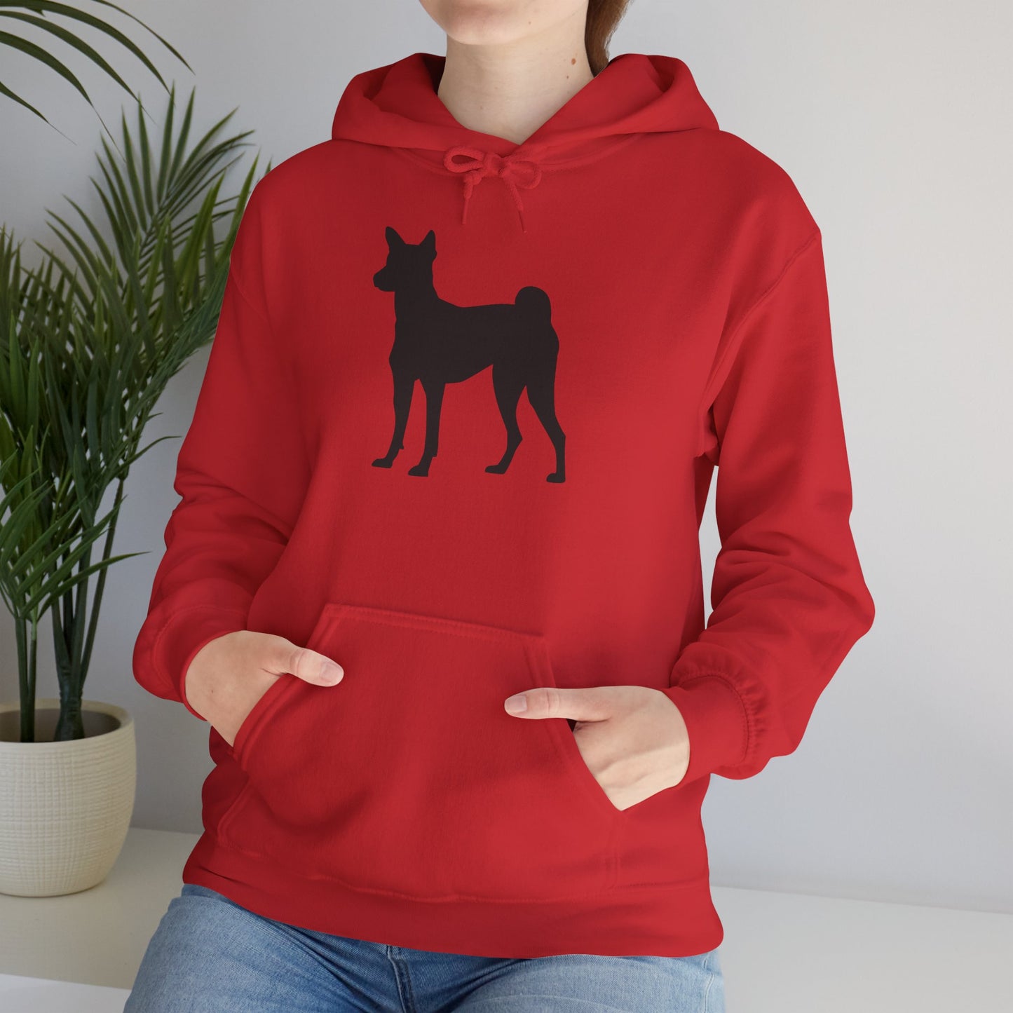 Basenji Silhouette Unisex Hoodie