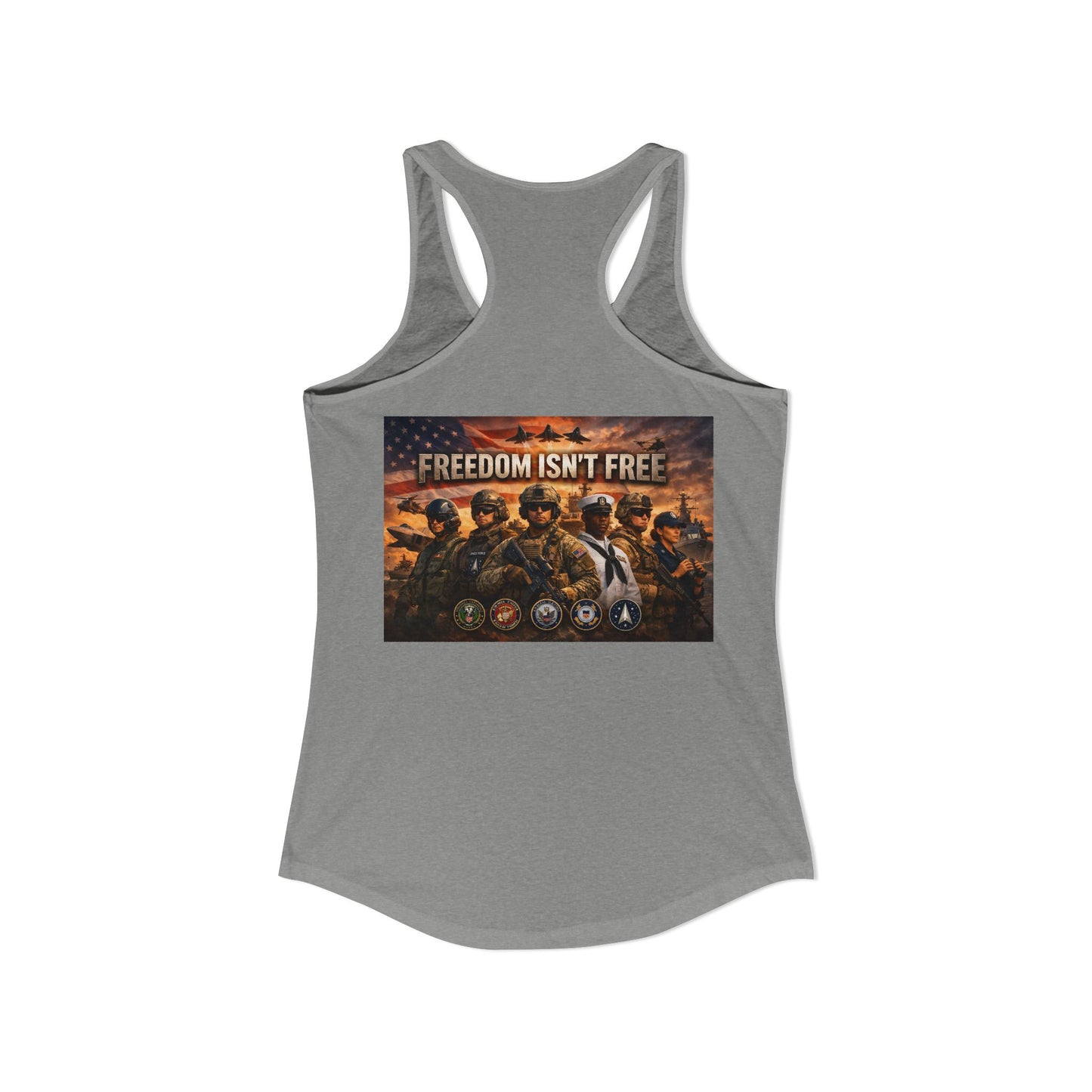 Freedom Isn't Free Women's Racerback Tank