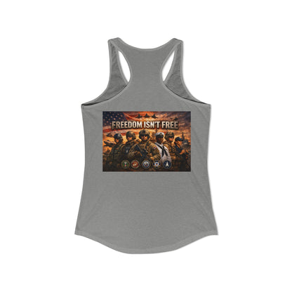 Freedom Isn't Free Women's Racerback Tank