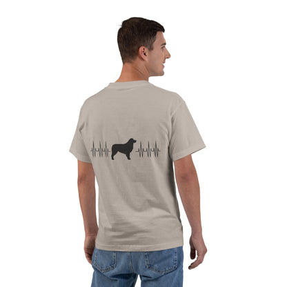 My Heart Beats For Aussies Men's Short-Sleeve Crewneck Tee