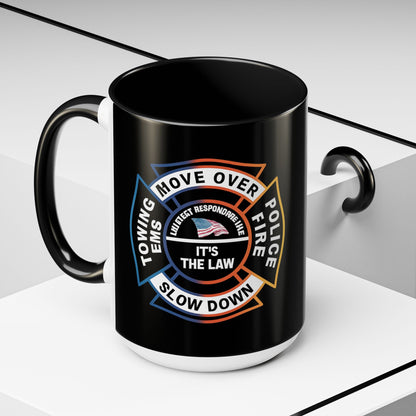 Let First Responders Live 2-Tone Coffee Mug