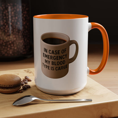 Blood Type 2-Tone Coffee Mug