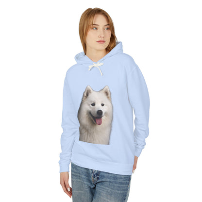 Samoyed Head Unisex Lightweight Hoodie