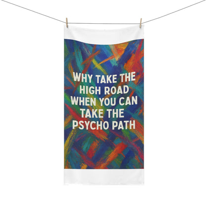Psycho Path Mink-Cotton  Beach Towel