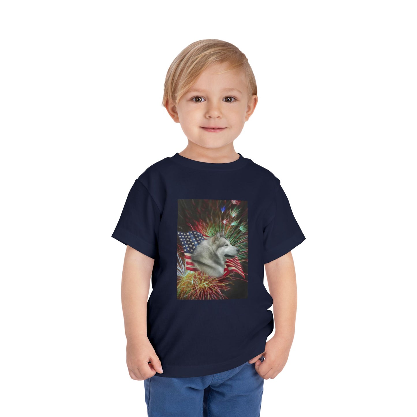 American Malamute Toddler Unisex Short Sleeve Crewneck Tee