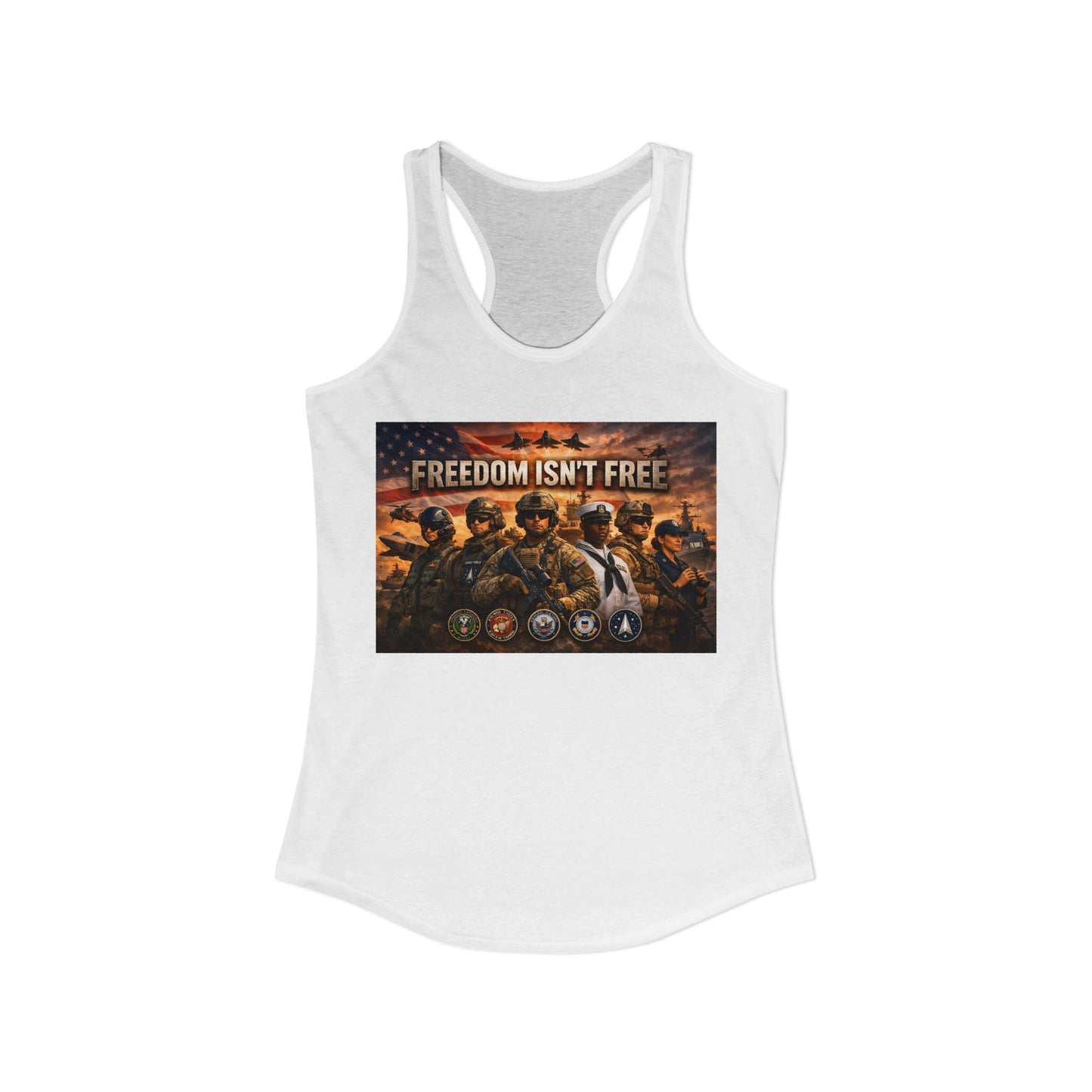 Freedom Isn't Free Women's Racerback Tank