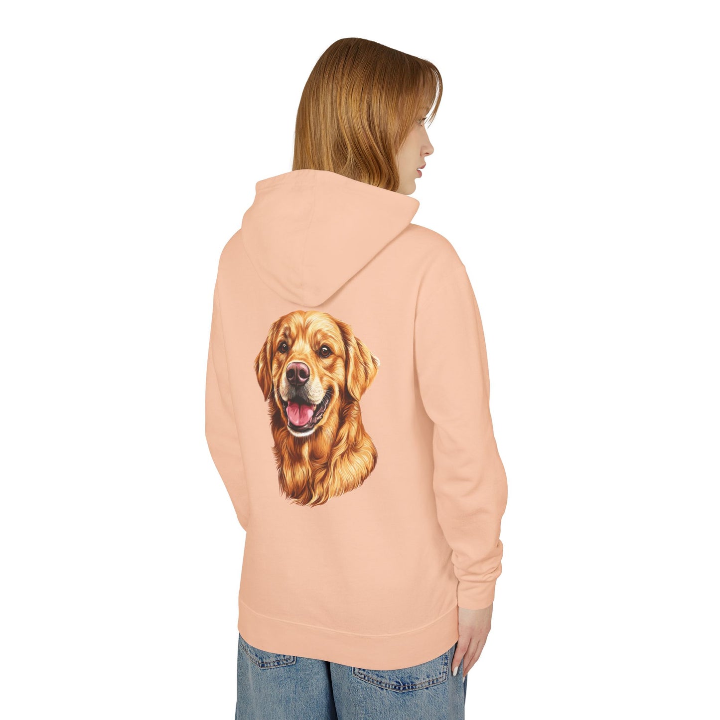 Golden Head Unisex Lightweight Hoodie