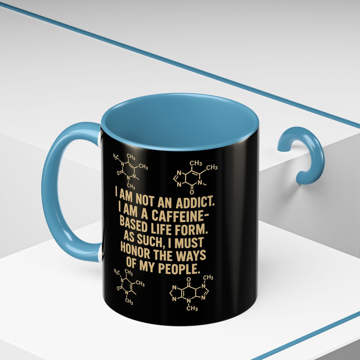 Not An Addict 2-Tone Coffee Mug