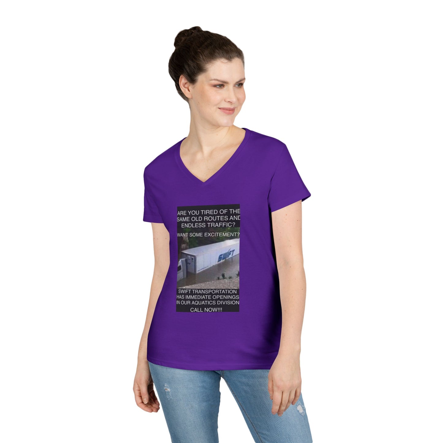 Swift Aquatics Women's V-Neck T-Shirt