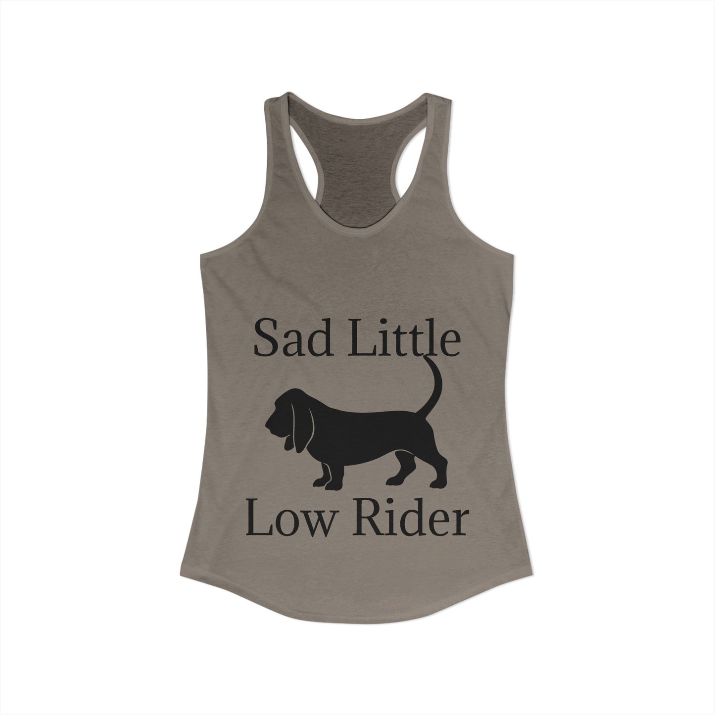 Sad Little Low Rider Women's Racerback Tank