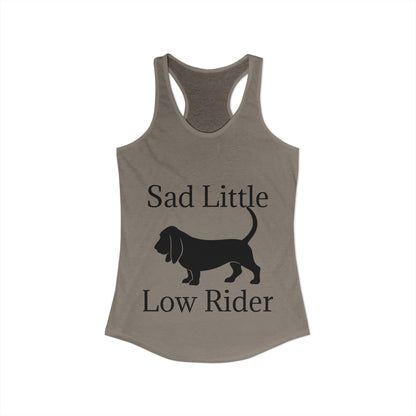 Sad Little Low Rider Women's Racerback Tank