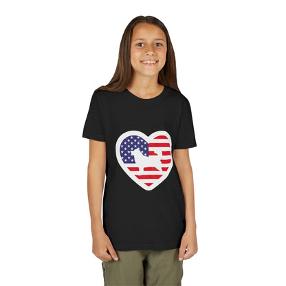 Malamute Flag Youth Unisex Short Sleeve Crewneck Tee