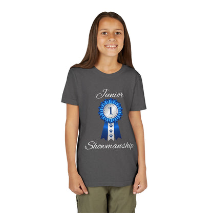 Junior Showmanship Youth Unisex Short Sleeve Crewneck Tee