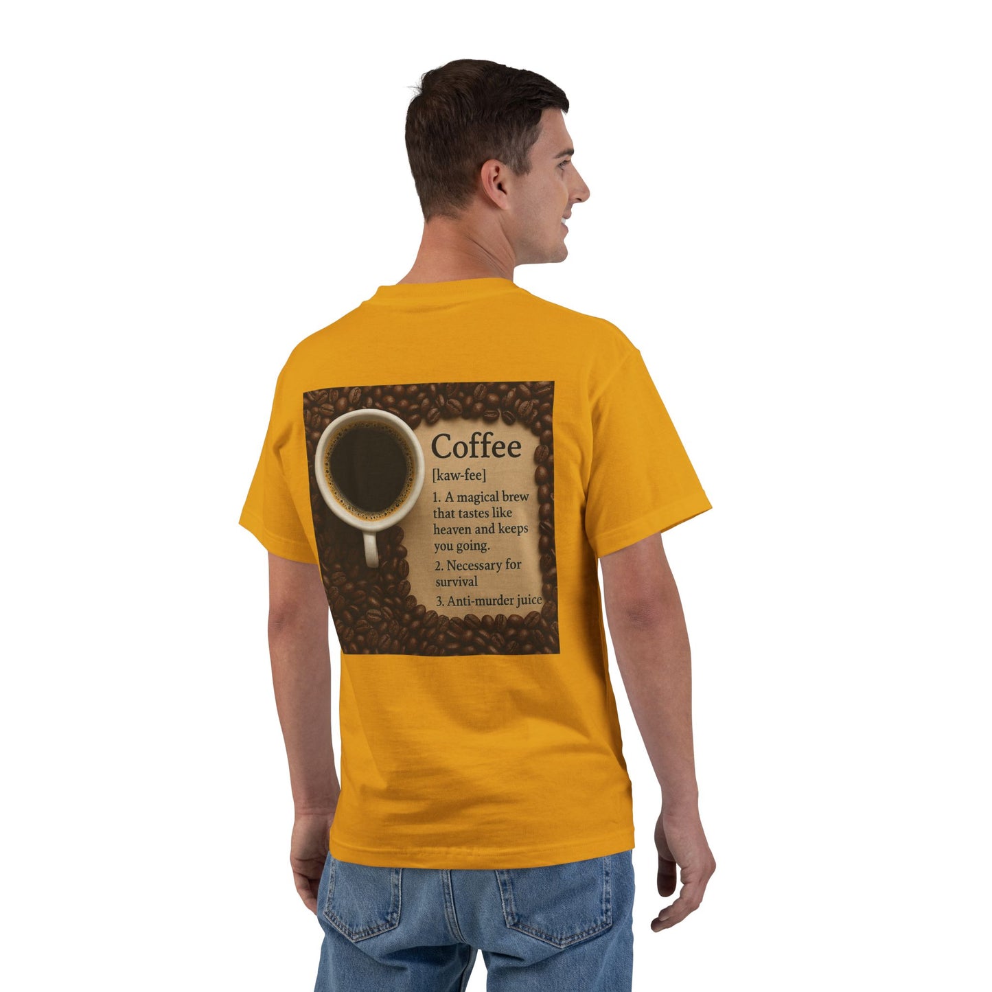 Coffee Definition Men's Short-Sleeve Crewneck Tee