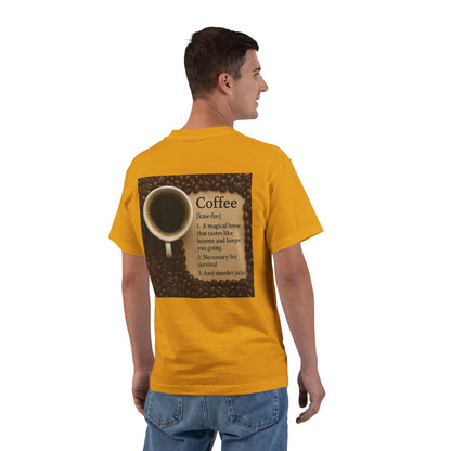 Coffee Definition Men's Short-Sleeve Crewneck Tee