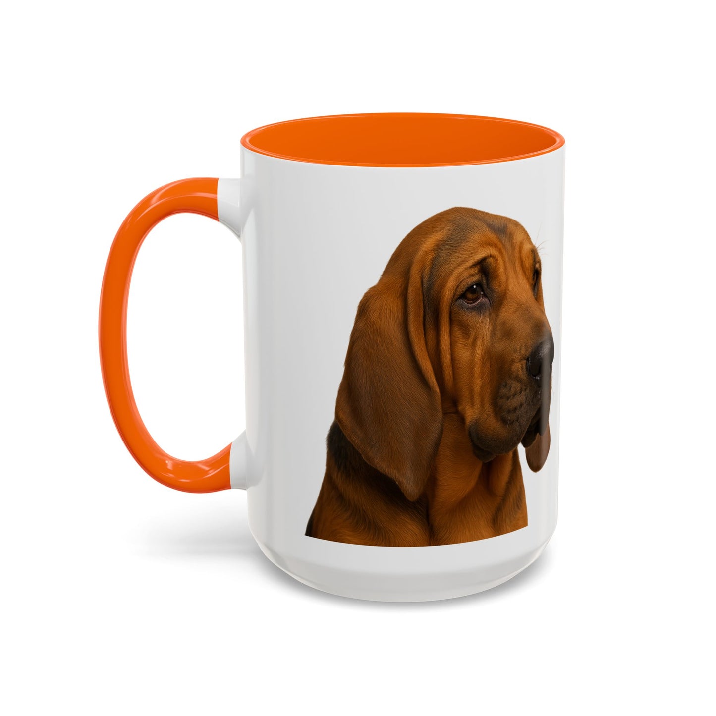 Bloodhound Head 2-Tone Coffee Mug